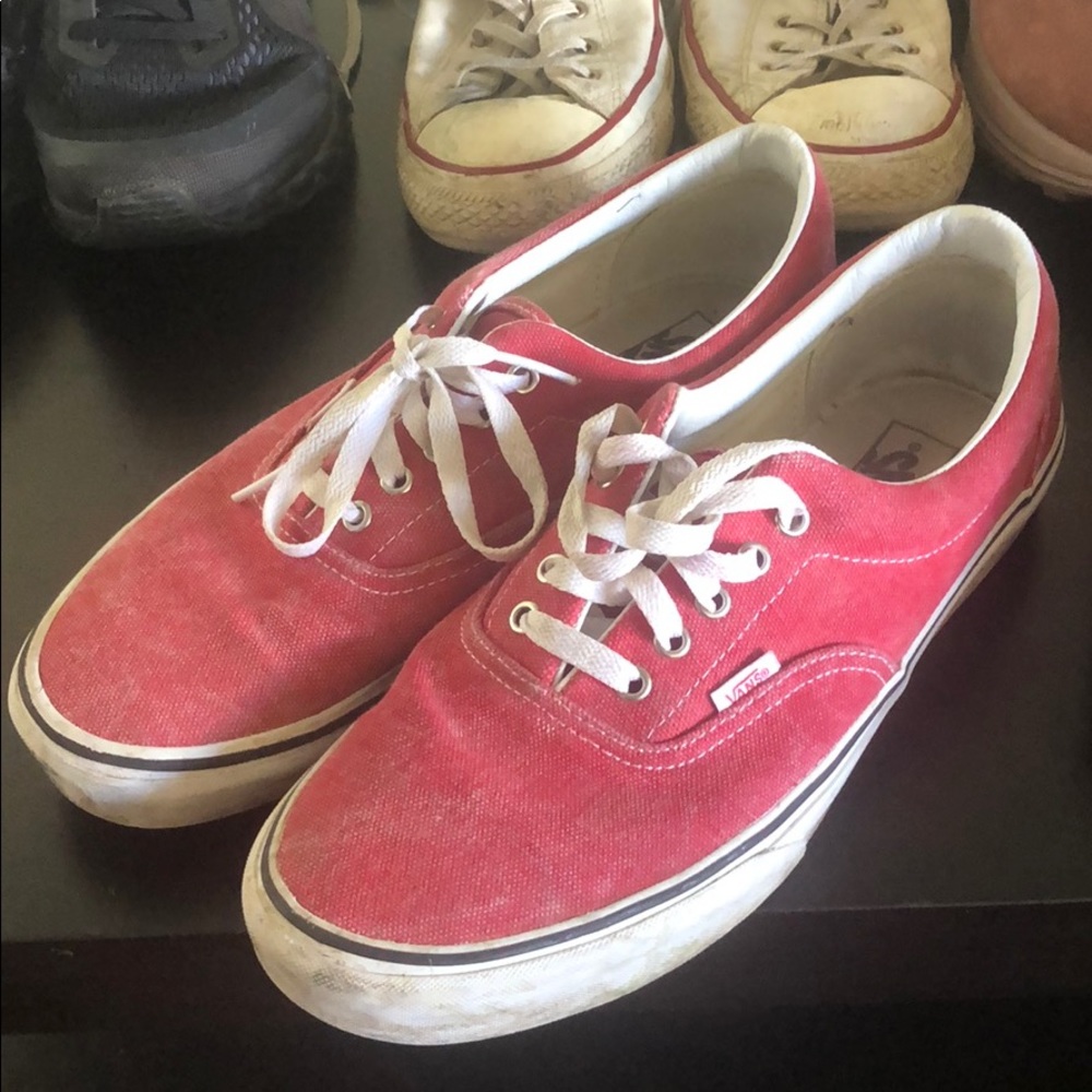 Red vans 11.5